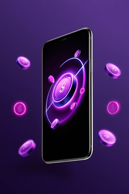 Telemóvel com app de casino